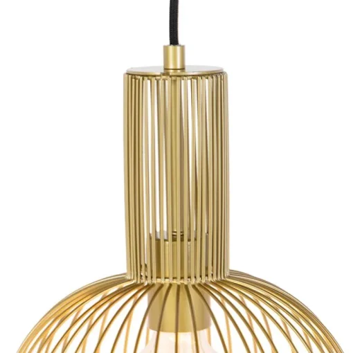 QAZQA Design hanglamp goud - Wire Whisk