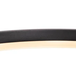 QAZQA Design hanglamp zwart 60 cm incl. LED 3-staps dimbaar - Anello
