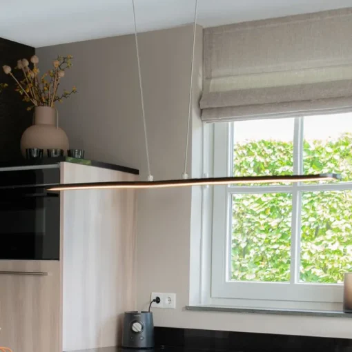 QAZQA Design hanglamp zwart incl. LED - Banda