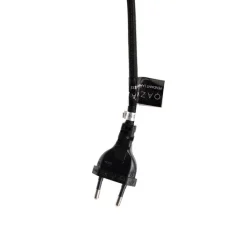 QAZQA Design hanglamp zwart met stekker incl. LED lamp dimbaar - Cavalux
