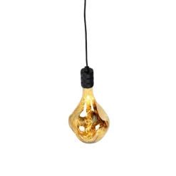 QAZQA Design hanglamp zwart met stekker incl. LED lamp dimbaar - Cavalux