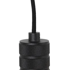QAZQA Design hanglamp zwart met stekker incl. LED lamp dimbaar - Cavalux