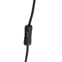QAZQA Design hanglamp zwart met stekker incl. LED lamp dimbaar - Cavalux