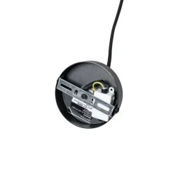 QAZQA Design hanglamp zwart met opaal IP44 - Angela