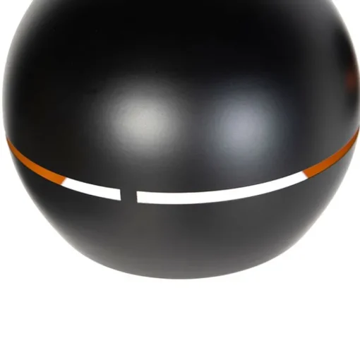 QAZQA Design hanglamp zwart met gouden binnenkant 3-lichts - Buell