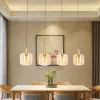 QAZQA Design hanglamp zwart met messing en amber glas 4-lichts - Zuzanna