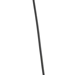 QAZQA Design hanglamp zwart met smoke glas 4-lichts - Dome