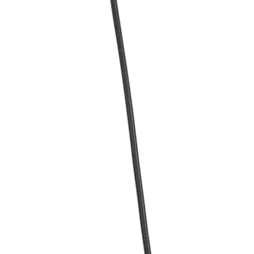 QAZQA Design hanglamp zwart met smoke glas 4-lichts - Dome