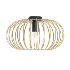 QAZQA Design plafondlamp goud 39 cm - Johanna