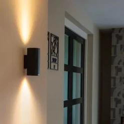 QAZQA Design ronde wandlamp zwart - Sab Honey