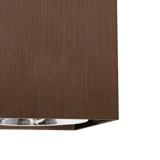 QAZQA Design spot donkerbrons vierkant draai en kantelbaar - Box