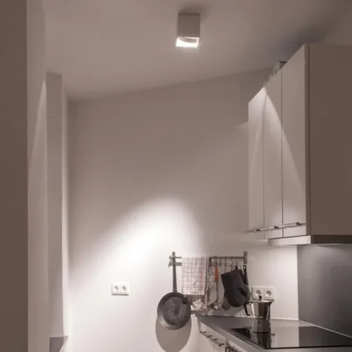 QAZQA Design spot wit vierkant - Box