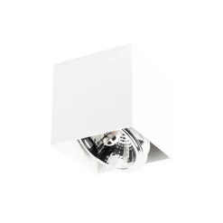 QAZQA Design spot wit vierkant - Box