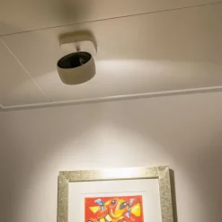 QAZQA Design spot wit vierkant draai- en kantelbaar - Go Nine