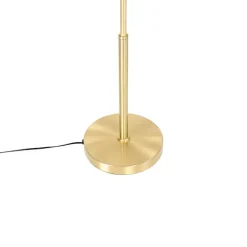 QAZQA Design tafellamp goud incl. LED met touch dimmer - Notia