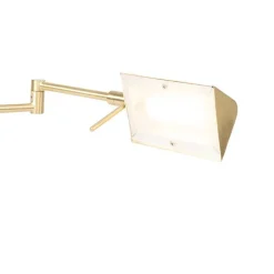 QAZQA Design tafellamp goud incl. LED met touch dimmer - Notia