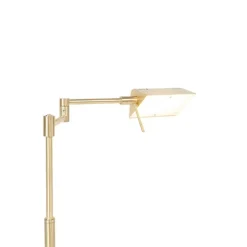 QAZQA Design tafellamp goud incl. LED met touch dimmer - Notia