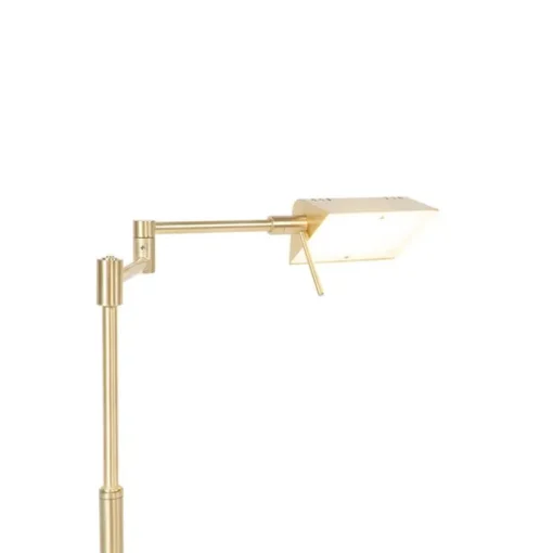 QAZQA Design tafellamp goud incl. LED met touch dimmer - Notia