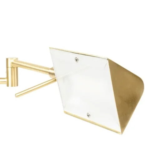 QAZQA Design tafellamp goud incl. LED met touch dimmer - Notia