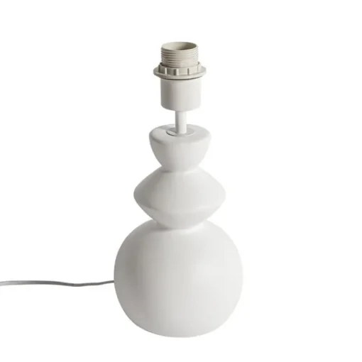 QAZQA Design tafellamp wit keramiek 15 cm zonder kap - Alisia