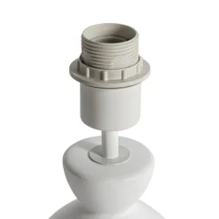 QAZQA Design tafellamp wit keramiek 15 cm zonder kap - Alisia