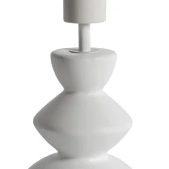 QAZQA Design tafellamp wit keramiek 15 cm zonder kap - Alisia