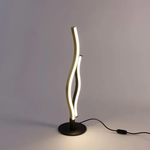 Trio Leuchten Design tafellamp zwart met goud incl. LED dimbaar - Blaze
