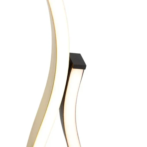 Trio Leuchten Design tafellamp zwart met goud incl. LED dimbaar - Blaze