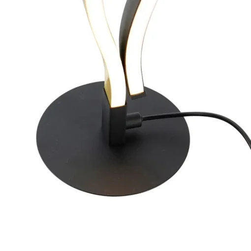 Trio Leuchten Design tafellamp zwart met goud incl. LED dimbaar - Blaze