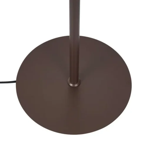 QAZQA Design vloerlamp brons met brons glas 5-lichts - Athens