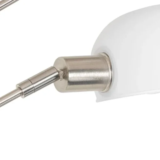 QAZQA Design vloerlamp staal met opaal glas 5-lichts - Sixties Marmo