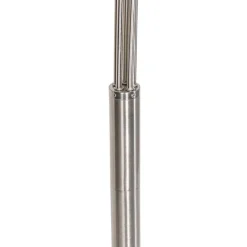 QAZQA Design vloerlamp staal met opaal glas 5-lichts - Sixties Marmo