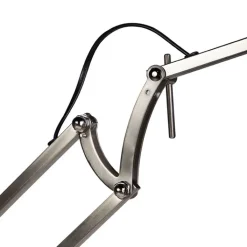 QAZQA Design vloerlamp staal verstelbaar - Hobby