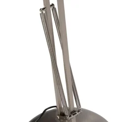 QAZQA Design vloerlamp staal verstelbaar - Hobby