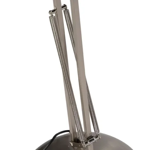 QAZQA Design vloerlamp staal verstelbaar - Hobby