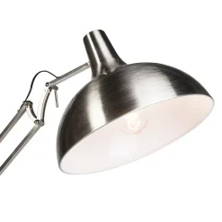 QAZQA Design vloerlamp staal verstelbaar - Hobby