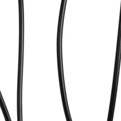 QAZQA Design vloerlamp zwart met stoffen kappen 5-lichts - Melis