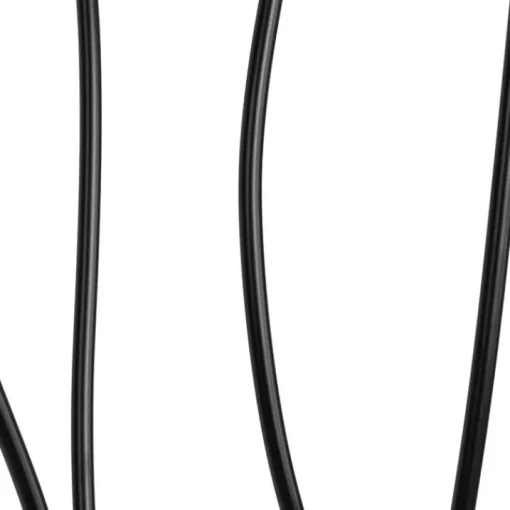 QAZQA Design vloerlamp zwart met stoffen kappen 5-lichts - Melis