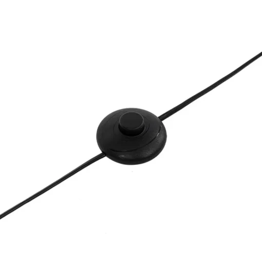 QAZQA Design vloerlamp zwart met stoffen kappen 5-lichts - Melis