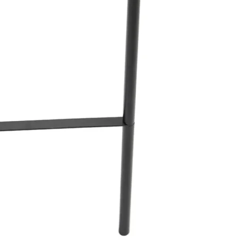 QAZQA Design vloerlamp zwart met smoke glas - Bliss