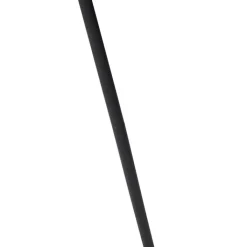 QAZQA Design vloerlamp zwart met goud - Mayelle