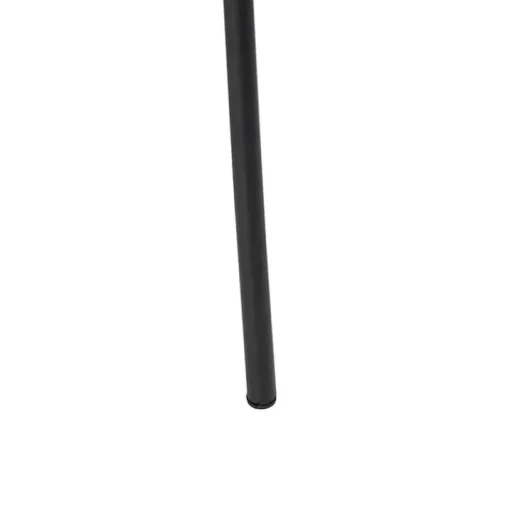 QAZQA Design vloerlamp zwart met goud - Mayelle