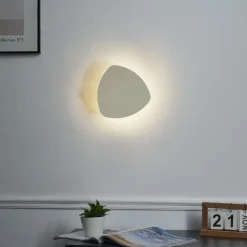QAZQA Design wandlamp beige organisch 20 cm 2-lichts - Pulley