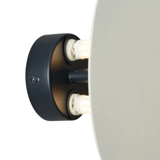 QAZQA Design wandlamp beige organisch 20 cm 2-lichts - Pulley
