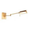 QAZQA Design wandlamp brons incl. LED dimbaar - Notia