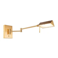 QAZQA Design wandlamp brons incl. LED dimbaar - Notia