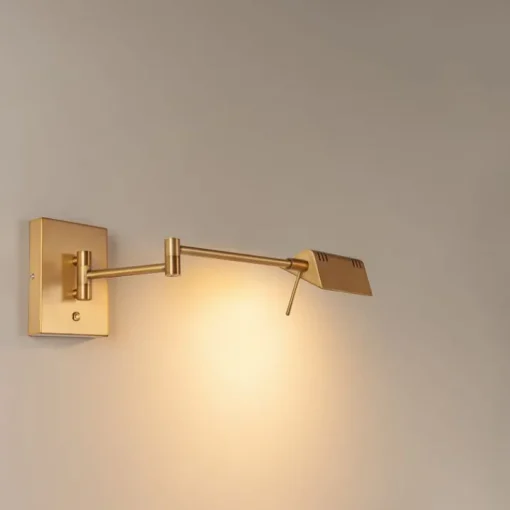 QAZQA Design wandlamp brons incl. LED dimbaar - Notia