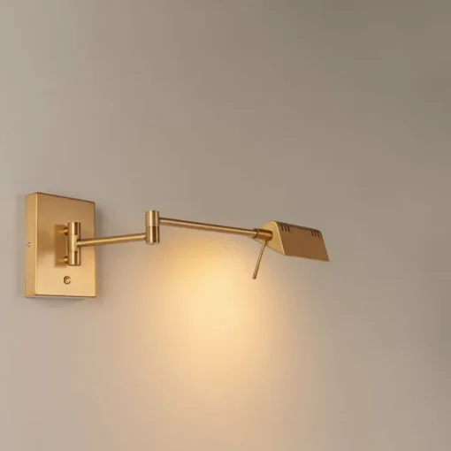 QAZQA Design wandlamp brons incl. LED dimbaar - Notia