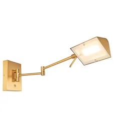 QAZQA Design wandlamp brons incl. LED dimbaar - Notia
