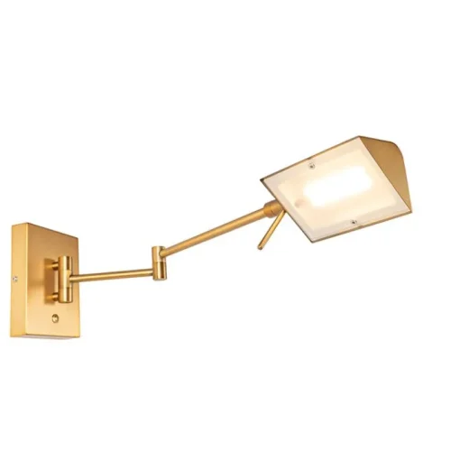 QAZQA Design wandlamp brons incl. LED dimbaar - Notia